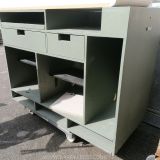 BANCO LEGNO CASSA GRIGIO MILITARE 2676