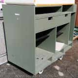 BANCO LEGNO CASSA GRIGIO MILITARE 2676