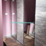 SPECCHIERA NEGOZIO cornice in acciaio inox MISURA 60 X 220 CM