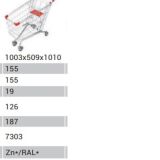 CARRELLI SPESA 155LT  NUOVO 37842