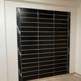 ARREDO NERO DOGATO CON MENSOLE NERE 37650