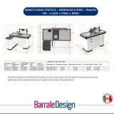 BANCO CASSA STATICO MONOVASCA MINI MS L1420