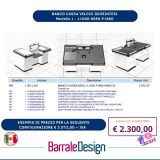 BANCO CASSA VELOCE L1000 H850 P1800 MODELLO J 55575