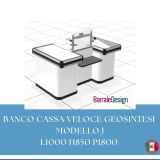 BANCO CASSA VELOCE L1200 H850 P1800 MODELLO J 55575